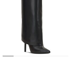 INC International Concepts Black Heeled Boots